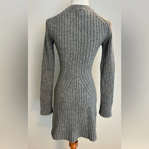 H&M Rib-Knit Dress with Flared Skirt XXS - Picture 5 of 10